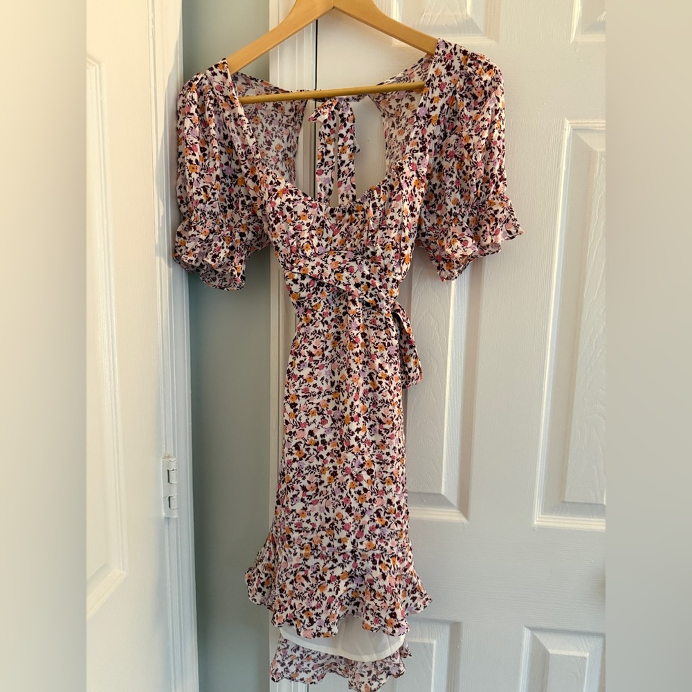 Floral Puff Sleeve Dress